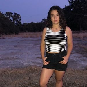 Striped gap tank top